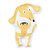 Almofada Infantil Cachorro Batata Frita - Imagem 1