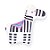 Almofada Infantil Zebra Menina - Imagem 1