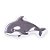 Almofada Infantil Baleia Orca - Imagem 1