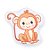 Almofada Infantil Macaco Bebê - Imagem 1