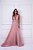 Vestido Mil Chiffon Rose - Imagem 3