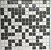 PASTILHA DE VIDRO RESINADA 2x2 ORIENTAL BRANCA E CINZA PLACA 32,5X32,5CM - Imagem 1