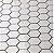 PASTILHA DE PORCELANA HEXAGONAL SIXTIES WHITE BR 5X5CM - Imagem 1