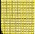 PASTILHA DE PORCELANA MINI 1X1 CM AMARELO CLARO PLACA 30X30CM - Imagem 1