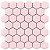 PASTILHA ROSA CLARO HEXAGONAL SIXTIES ROSA BR 5X5CM - Imagem 1