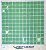 PASTILHA DE VIDRO CRISTAL GLASS 2,3X2,3 VERDE NATURAL CG21 PLACA 29,5X29,5CM - Imagem 1