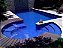 PASTILHA DE VIDRO CRISTAL GLASS AZUL  CG27 PISCINA - Imagem 2