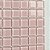 PASTILHA DE VIDRO CRISTAL GLASS 2,3X2,3 ROSA CG31 PLACA 29,5X29,5CM - Imagem 2