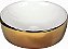 DUNE LAVABO WHITE AND GOLD 43,5X13,5 CM - Imagem 1