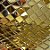 PASTILHA DE PORCELANA 2,3X2,3 OURO BRILHANTE XP0006 PLACA 30X30CM - Imagem 1