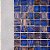 Pastilha de Vidro 2x2 Aurum Azul Imperial SE705 Placa 3,2x32,2cm - Brilho Sofisticado com Fios de Ouro - Imagem 3