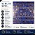 Pastilha de Vidro 2x2 Aurum Azul Imperial SE705 Placa 3,2x32,2cm - Brilho Sofisticado com Fios de Ouro - Imagem 4