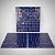 Pastilha de Vidro 2x2 Aurum Azul Imperial SE705 Placa 3,2x32,2cm - Brilho Sofisticado com Fios de Ouro - Imagem 2