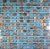 PASTILHA DE VIDRO 2X2 AURUM AZUL MAR SE709 FIOS DE OURO PLACA 32,2X32,2CM - Imagem 1
