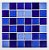 PASTILHA DE PORCELANA ATLAS ME14860 5X5CM BLEND AZUL PLACA 30X30CM - Imagem 1