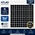 PASTILHA DE PORCELANA ATLAS 5X5 PRETO B2105 BRILHANTE PLACA DE 30X30CM - Imagem 2
