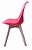 Cadeira Saarinen Wood Vermelha - Imagem 2