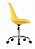 Cadeira Secretária Eames Base Giratória - Amarela - Imagem 2