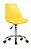 Cadeira Secretária Eames Base Giratória - Amarela - Imagem 3