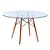 Mesa Eames Eiffel Redonda Ø100cm Vidro - Imagem 1