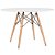 Mesa Eames Eiffel Wood Tampo Branco 120 cm - Imagem 2