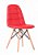 Cadeira Dkr Charles Eames Estofada Botonê - Vermelha - Imagem 2