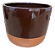 VASO CLASSIC TABACO COM BRONZE - Imagem 1