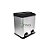 Lixeira 30 Litros Dupla Em Aço Inox Com Pedal - Imagem 1
