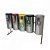 Conjunto Coleta Seletiva Com 05 Lixeiras Em Aço Inox Com Tampa Flip-Top, 50 Litros Cada - Imagem 1