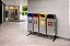 Conjunto Coleta Seletiva Com 04 Lixeiras Em Aço Inox e Tampa Em Fiberglass 50 Litros Cada - Imagem 2