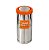 Lixeira 50 litros em aço inox com tampa flip-top colorida - Imagem 4