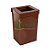 Lixeira 120 litros em fiberglass com aro - Imagem 1
