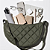Bolsa Uniqlo Round Shoulder Bag Quilted | Cor: 01 Off White - Imagem 3