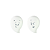 Kit de Esponjas Profusion Cosmetics Casper The Friendly Ghost Blissed out Blend Glow In The Dark 2 PC Blending Sponge Set - Imagem 2