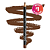 Lápis de Boca Nyx Slim Lip Pencil Creamy Long-Lasting Lip Liner | Cor: Hot Cocoa - Imagem 1