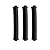 Modelador de Cachos Overnight Blowout Classic 3 Set Velvet Rod | Cor: Preto - Imagem 1