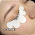 Adesivo Hidrogel Thousandlashes Hydro-Gel Under Eye Patches - 10 Pairs | Scalloped - Imagem 1