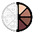Paleta de Contorno Nyx x Wednesday Stained Glass Contour Palette | EDIÇÃO LIMITADA - Imagem 3