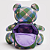 Bolsa Baggu Bear Bag | Cor: Green Star Plaid - Imagem 3