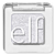 Sombra Unitária E.l.f Cosmetics Fine As Fleck Glitter Eyeshadow | Cor: Certified Platinum - Imagem 1
