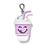 Suporte para Higienizador Bath and Body Works " PocketBac Holder " Purple Faceted Drink - Imagem 1