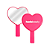 Espelho Huda Beauty Glossy Heart Mirror - Imagem 1