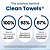 Toalha Facial Clean Skin Club Travel Disposable Face Towel for Improved Skin | XL - 10ct - Imagem 7