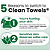 Toalha Facial Clean Skin Club Sensitive Skin Towels | XL - 10ct - Imagem 5