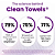 Toalha Facial Clean Skin Club Clean Towels Healthy Aging | XL - 50ct - Imagem 7