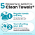 Toalha Facial Clean Skin Club Clean Towels Blemish Control | XL - 50ct - Imagem 5