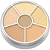 Paleta de Corretivos Kryolan Concealer Circle | Cor: 0 - Imagem 2