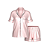 Pijama Curto Victoria's Secret Signature Satin Short Pajama Set | TM P - Imagem 3