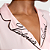 Pijama Curto Victoria's Secret Signature Satin Short Pajama Set Angel Pink W Collar Embroidery | TM GG - Imagem 2