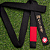 Faixa de Jiu-Jitsu Kanji "WHITE BELT WHO NEVER QUIT" Pre-Embroidery Black Belt - Imagem 1